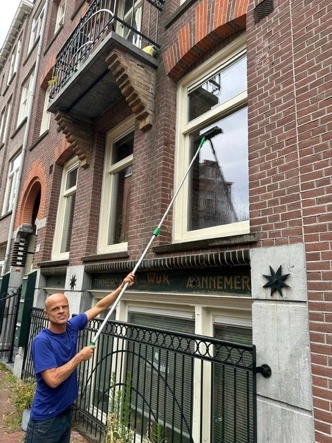 Glazenwasser Amsterdam Noord Overhoeks